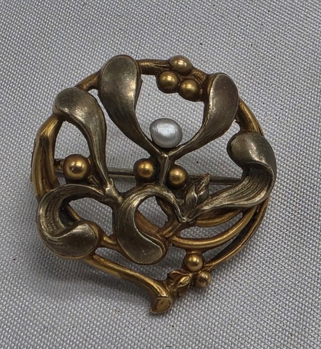 Broche art nouveau ancienne - art,