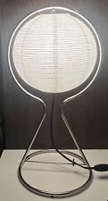 1990's Ikea Chrome Vate Table Lamp Base Only Takes a Paper Lantern Shade