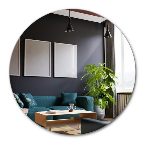 Rond miroir décoration - rond,