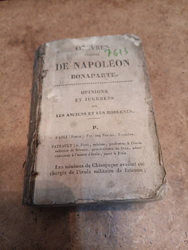 Livre ancien napoléon - livre,