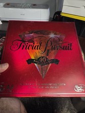Trivial Pursuit 40th Anniversary Ruby Edition Board Game Hasbro Complete Age 16+