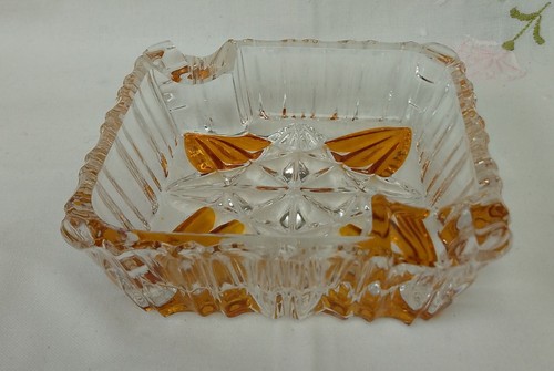 Cendrier carré cristal - carré,