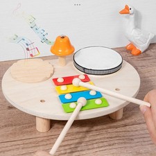Ensemble De Batterie Pour Enfants, Xylophone En Bois, Jouet Musical Pour Bébés