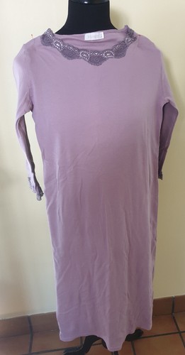 Chemise nuit femme violine - nuit,
