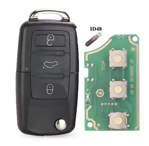 Clé vierge télécommande - clé, vw