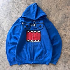 DOMO Y2K Funny Zip Hoodie S-5XL