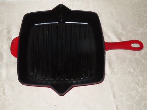Staub poêle fonte rouge - fonte,