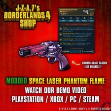 Borderlands 4✨ MODDED SPACE LASER PHANTOM FLAME PISTOL CRAZY BL4 ✅PC-PS-XBOX✨