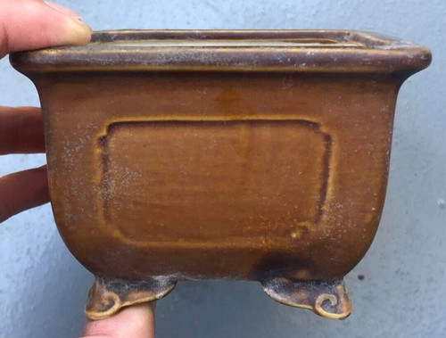 Pot bonsaï japonais signé - bonsaï,