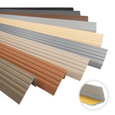  Nez de marche profil d’angle PVC autoadhésif 41x25mm antidérapant 70-200cm