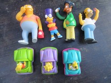 THE SIMPSONS LOT 7 FIGURINES QUICK 1998 - 2000 FOX MATT GROENING