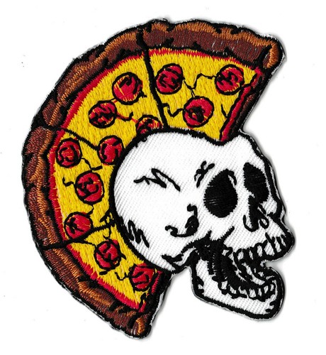 Patche pizza punk rocker patch