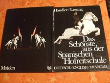 HANDLER/LESSING équitation cheval la haute école espagnole de vienne1981 photos