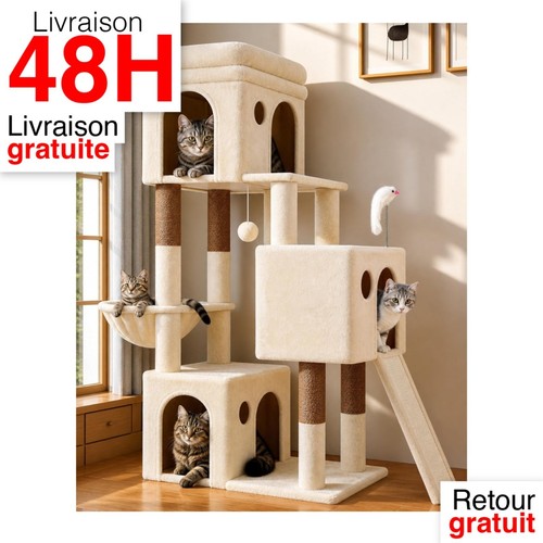 Arbre chat beige - arbre, a