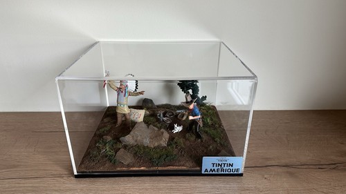 Diorama tintin en - "tintin,