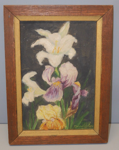 Ancien tableau huile sur - tableau,