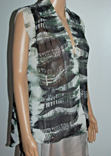 Haut top chemisier voile cache coeur asymétrique marque Vero Moda taille L 40/42