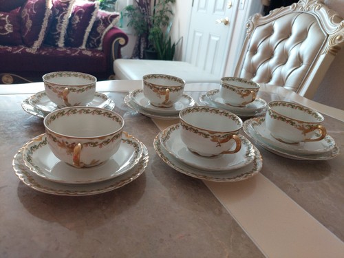 18pc antique haviland co - haviland, &