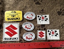 Suzuki Stickers Decals Original Old Stock Motorcycle moto cross trailhopper  