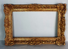 Cadre ancien +verre feuillure