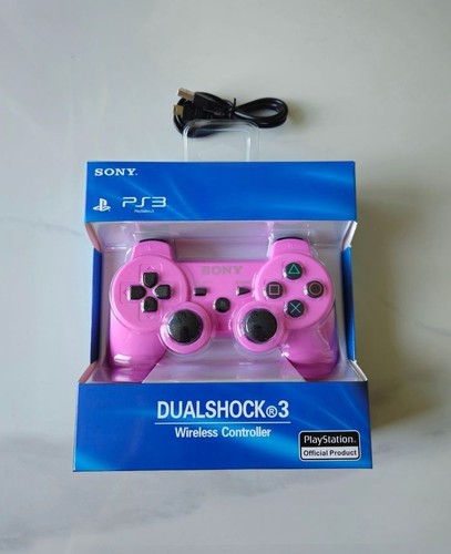 Manette ps3 rose - manette,