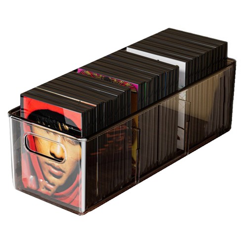 Boîte rangement pour cd - boîte,