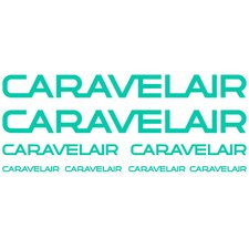 CARAVELAIR Old XL autocollant sticker camping caravane caravan 8 Pièces