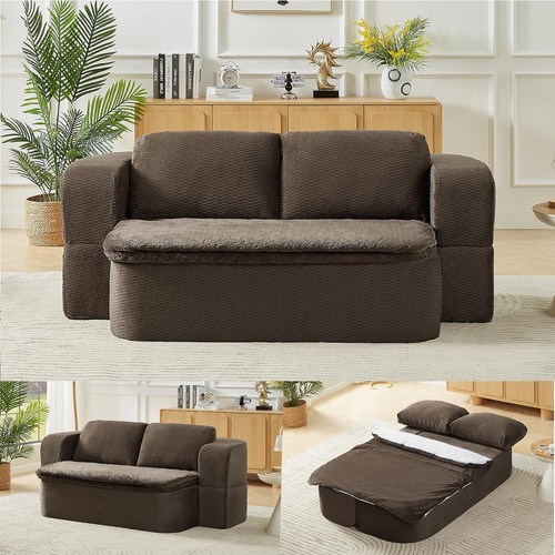 Convertible futon sofa - 74.8”,
