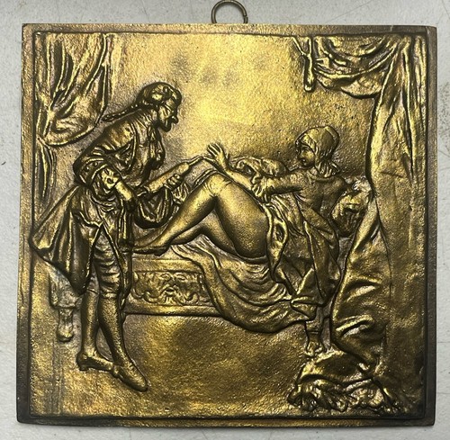 Rare plaque bronze - rare,