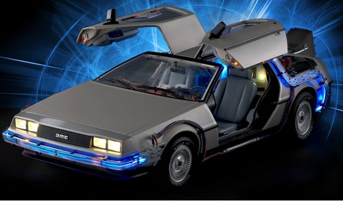 Construisez delorean retour - delorean,