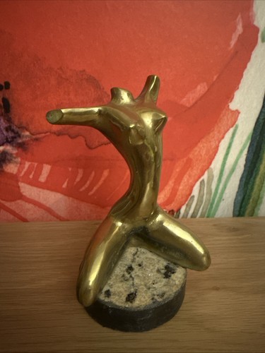 Sculpture vintage bronze - sculpture, doré