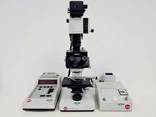 Leitz Dialux 22 Fluorescence Microscope Avec Caméra + Contrôle Unité Labo Faulty