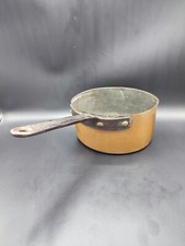 Antique Pan, Copper Skillet, Iron Handle