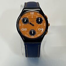 SWISS CHRONO, 2003 Swatch Skin Chrono watch, "Sundrop" New Swatch Band & Battery