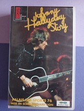 CASSETTE VHS JOHNNY HALLYDAY STORY