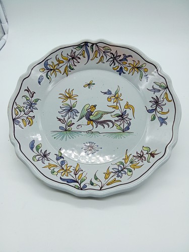 1293 assiette oiseau en - 1293,