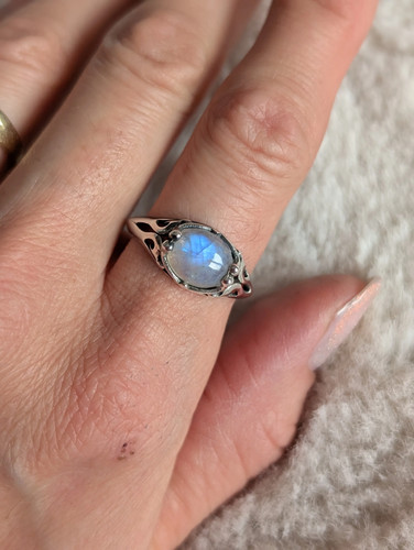 Rainbow moonstone - rainbow,
