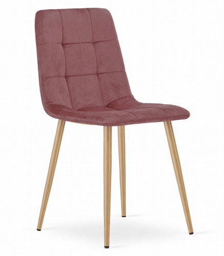 Chaise kara velours rose - -, /
