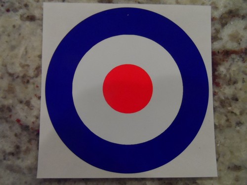 Mod target bumper sticker - mod,