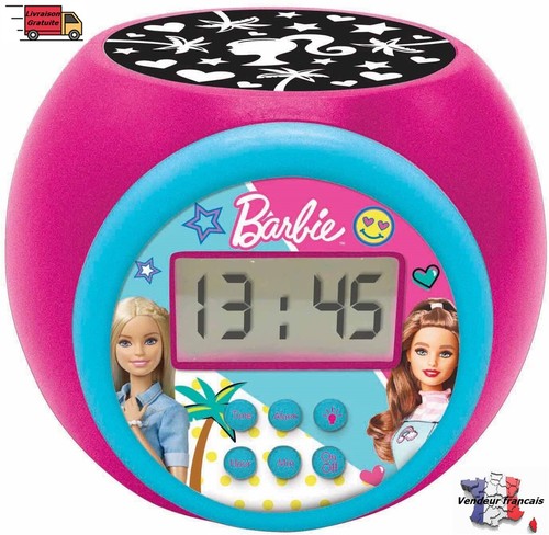 Réveil projecteur barbie avec - réveil,