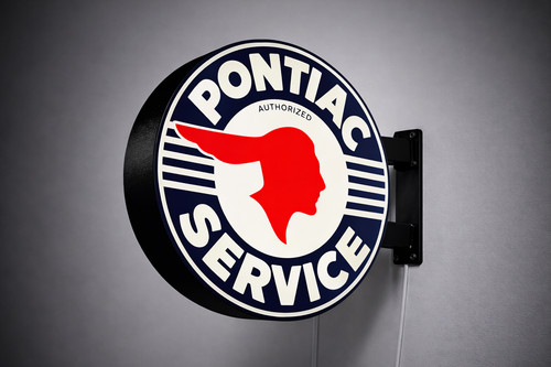 Enseigne lumineuse pontiac - lumineuse,