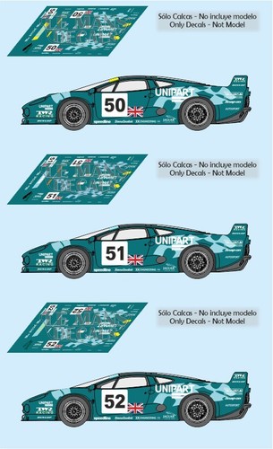 Autocollants jaguar xj220 - c, le