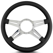 Lecarra 93201 14 Inch Steering Wheel, Mark 9 Elegante, Black Wrap