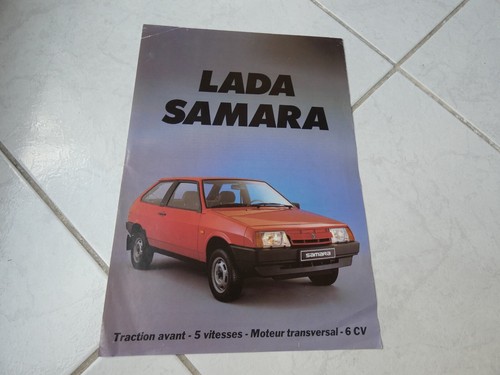 Lada samara 1986 - lada, brochure