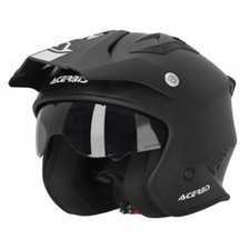ACERBIS JET AIR HELMET ECE 2206 STREET URBAN MATTE BLACK MOTORCYCLE TRIAL SCOOTER