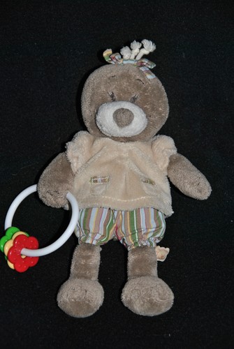 Peluche doudou taupe emma - taupe,
