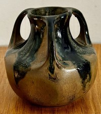 Vase ancien grès vernissée 3