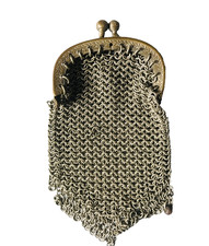 Ancien porte-monnaie en maille