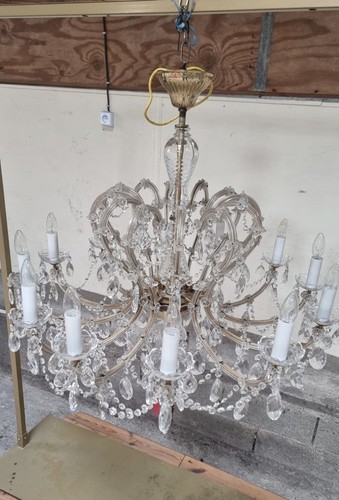 1979 lustre corona cristal - lustre,