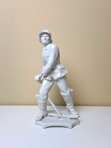 German porcelain soldier - porcelain,